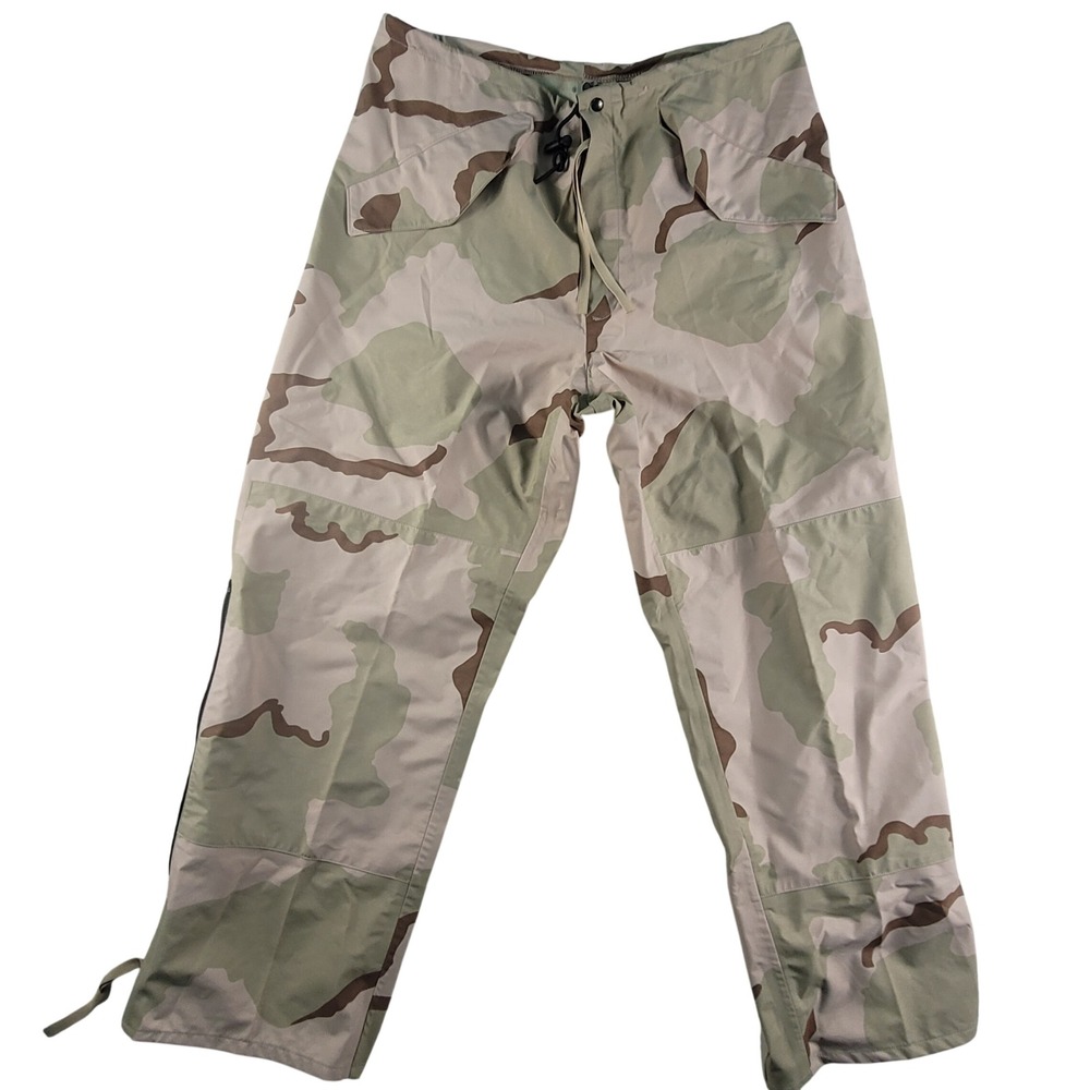 US Military Trousers Mens Medium Regular Camo Cold Weather ECWCS Gore-Seam Pants